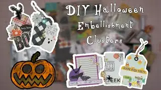 DIY Halloween Embellishments | Using Scraps and Stash