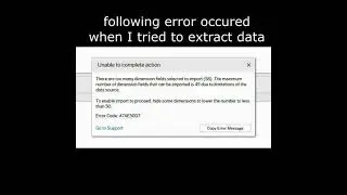 Error when connecting to SAP BW data source from Tableau | Max number of columns loaded in Tableau