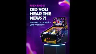 Official Trailer Archinko by Arcadro -  Ball operated Tabletop Arcade Machine - Pre-Order now