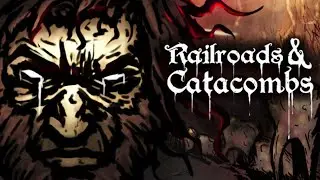 DARKEST DUNGEON WITH CARDS AND A GRID! | FIRST LOOK | DEMO | Railroads & Catacombs