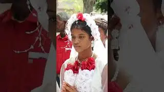pehla param prasad /firat holy communion jhunmur parish #2024 #viralvideo #4kstatus #shorts