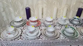 ЧАЙНЫЕ ТРИО. ПАРЫ. ЛФЗ.ГЕРМАНИЯ. ПОЛЬША. ЧАСТЬ 2. ОБЗОР.ЦЕНЫ.ПРОДАЖА.