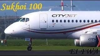 Cityjet Sukhoi 100 'Superjet'  landing 18R Schiphol