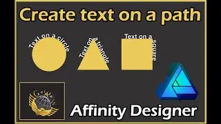 How to Curve Text in Affinity Designer
