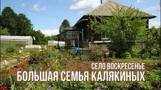 Большая семья Калякиных село Воскресенье