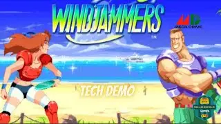 Windjammers (Genesis/Megadrive) Tech demo