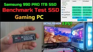 Benchmark Testing :{ Samsung 990 PRO 1TB M.2 SSD } Review for Gaming PC