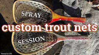 INSANE Patterns On Custom Trout Nets (Spray Session - October 2024)