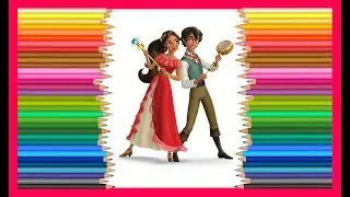 Елена из Авалора раскраска принцесса Диснея Elena from Avalor Coloring Princess Disney
