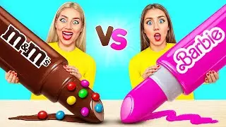 Chocolate Edible Makeup Challenge | Edible Battle by Choco DO