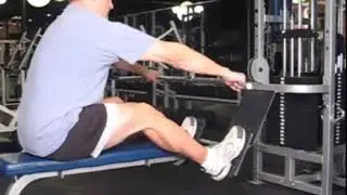 тяга нижнего блока на задние дельты видео