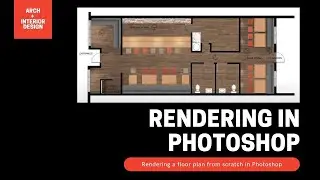 Rendering a Floor Plan in Photoshop - Architecture and Interior Design