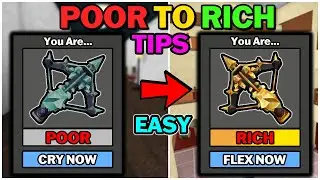 🤑POOR TO RICH... (MM2 Trading Tips)