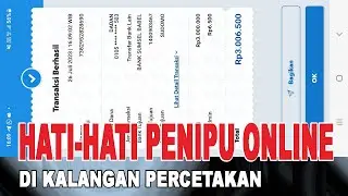 Hati-hati Penipu Online Percetakan
