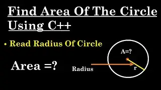 Find Area Of The Circle Using C++ | Tutorial 09 | Learn C++ Coding In Urdu/Hindi