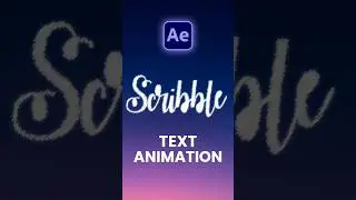 scribble text animation | after effects tutorial | 