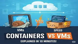 Containers vs VMs Explained 🔥 | Learn Docker & Cloud Scaling in 10 Minutes!