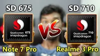 Snapdragon 675 vs Snapdragon 710 | Redmi Note 7 Pro vs Realme 3 Pro Comparison in telugu
