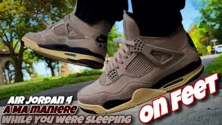 Jordan 4 A Ma Maniere “While You Were Sleeping” On Feet Look 👀