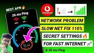 Vodafone APN Settings 4G/5G | Vodafone Network Problem Solution | Vodafone Internet Not Working Net
