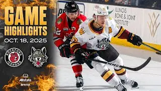 Rockford IceHogs at Chicago Wolves | Game Highlights | October 18, 2025