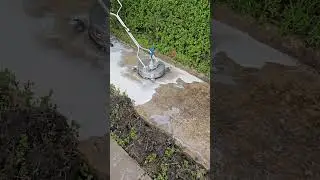Pressure washing- using a surface cleaner