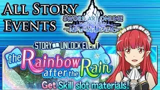 Sword Art Online: Memory Defrag - All Rainbow After the Rain Story Events