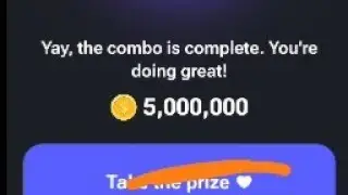 Hamster Kombat 5 Million Combo in a Second)/ 10 Jun 2024 Combo Take notes