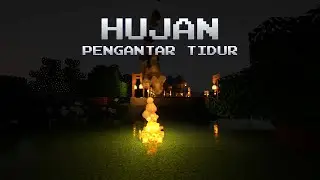 1 Jam penuh ketenangan di Minecraft dengerin suara hujan dan badai