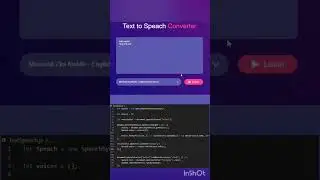 Text to voice converter using JavaScript #ibrahimcodes#mycodes#develpment #edm #bass #remix