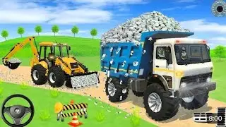 Tractor driving game in India || Best Indian tractor game|| Indian tractor driving simulator