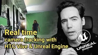 Camera tracking with HTC Vive for live action compositing virtual studio in Unreal Engine