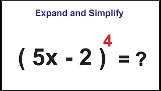 Expand and Simplify this Expression || How to Solve this Interesting Math Question || Matehamtics