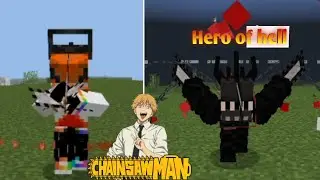 Addon Chainsaw Man Addon/Mod for Mcpe 1.20.15 | Chainsaw Hero of hell Addon 😈 Crazy update Kon👌