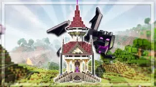Minecraft: How to Build a Dragon Egg Shrine (Fantasy Building) - Tutorial