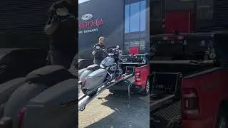 Properly loading the Road Glide on the Ram!