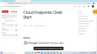 Cloud Endpoints: Qwik Start 