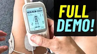 How to use TENS Unit Machine with EMS and Massager! FULL REVIEW & DEMO!