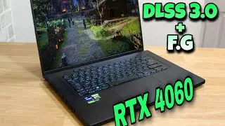 RTX 4060 Laptop Tested at 6 Games DLSS 3.0 + Frame Gen. 1080P Max Settings.