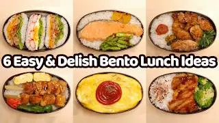 6 Easy & Delish Japanese Bento Box Lunch Ideas for Beginner!