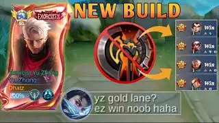 GOODBYE WAR AXE! YU ZHONG CAN SUSTAIN BETTER USING THIS NEW ITEM BUILD!! (100% working)
