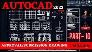 Approval/Submission Drawing | AutoCAD 2023 Bangla Tutorial | Civil Engineering/ Architecture | No.16