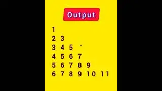 #82📚C Pattern Program🖥 C Language Tutorial👨‍🏫📂📓