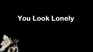 You Look Lonely