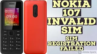 Nokia Clone 107  invalid sim | Nokia sim registration failed