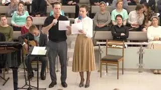 Хрустальные капли роняя   Псалом  МСЦ ЕХБ 2020