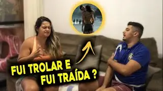 A trolagem que deu errado 😂 - #casalcheck #fy #trolagemdecasal