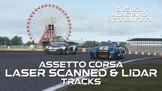 3 Laserscanned & Lidar Tracks for Assetto Corsa Pack #1