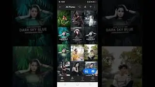 Dark Sky Blue Tone Lightroom Presets Download DNG #shorts