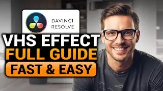 VHS Effect Davinci Resolve (BEST FULL GUIDE) | Davinci Resolve VHS Effect | NO Yapping!